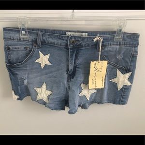 NWT Vintage Havana Denim Shorts